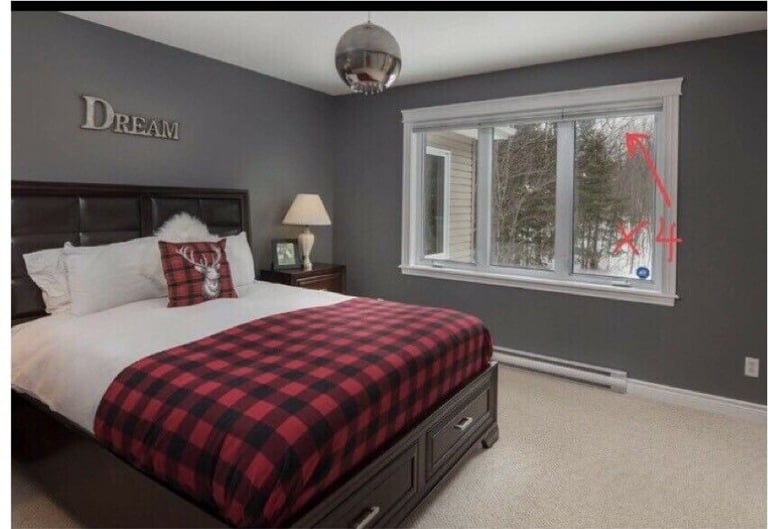 Blockout Window Blinds x 4