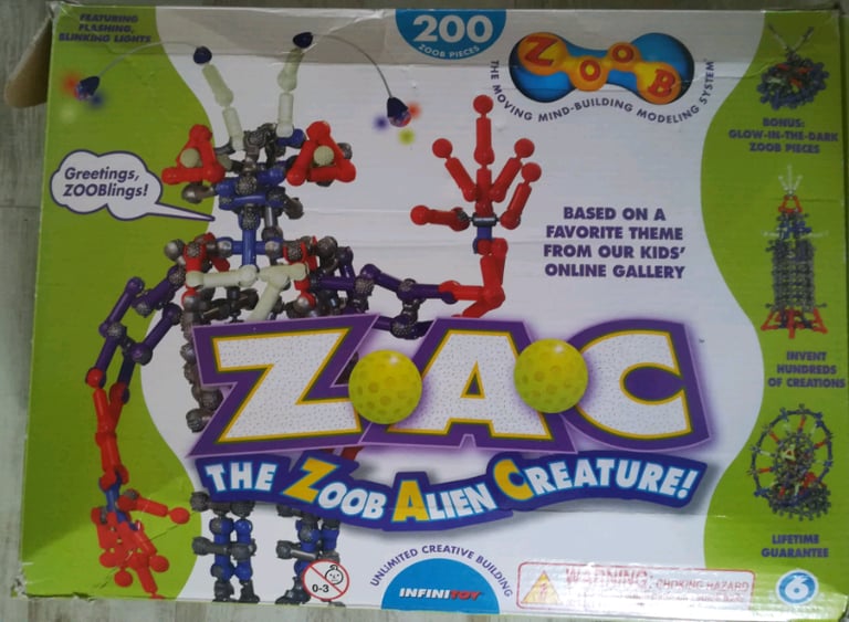 image for Zoob Alien Creature ZAC 200 pieces