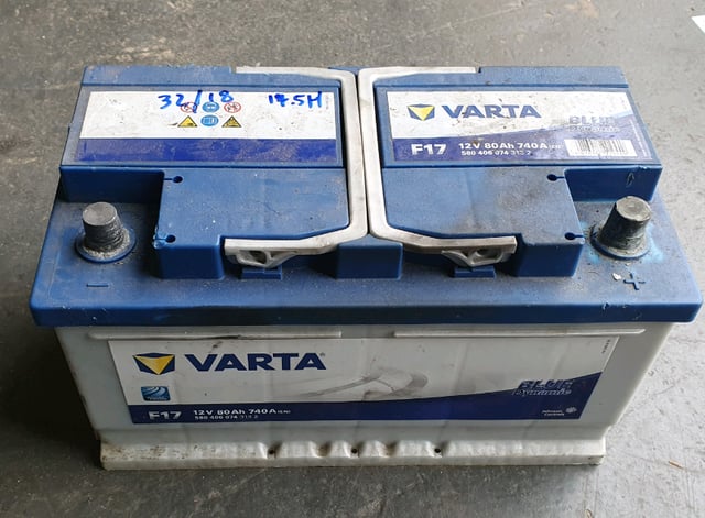 F17 Varta Blue High Performance Car Battery-12V 80Ah 740A