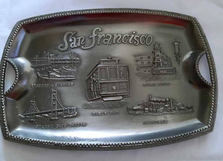 Vintage San Francisco Tray