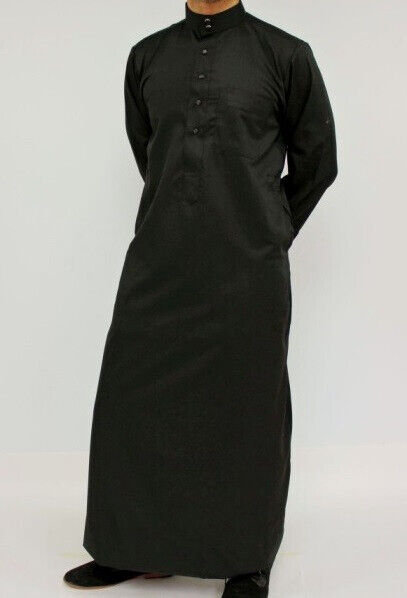 image for Thobe Robe Dress Shirt Long Mens Dishdasha Costume Mens Boys Eid New Islam Muslim Arab 