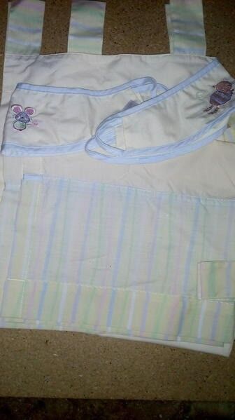 Nursery curtains in cat and mouse design