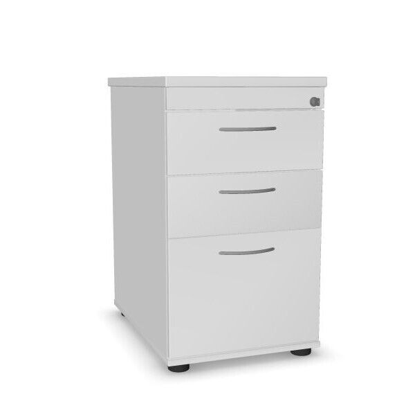 New White Corner Desk with Desk High Drawers, Huge Glasgow Showroom