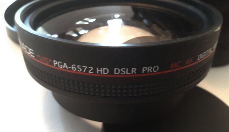 (e.g. Sony Z1e) Digital Wide angle W/Macro 0.65X Converter lens )YUKIMADE PGA-6572 HD DSLR PRO MC AF