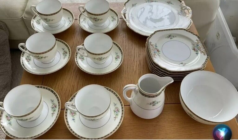 Noritake Maruki Rare 1908 Date Symbol Tea Set