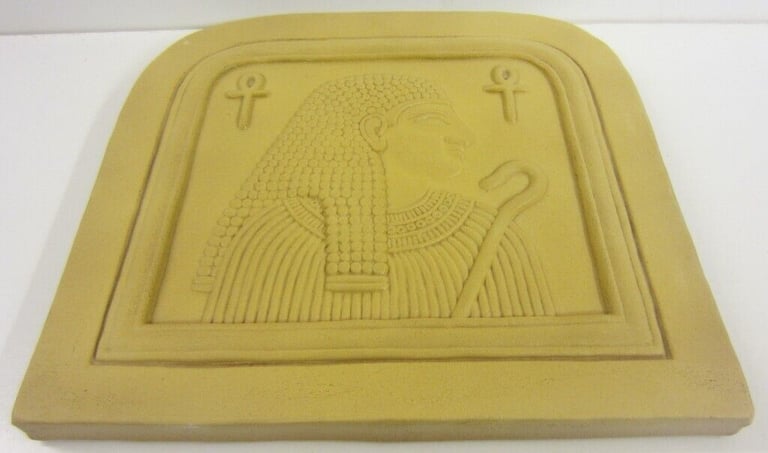Ancient Egyptian Inspired One-Off Pottery Tile
