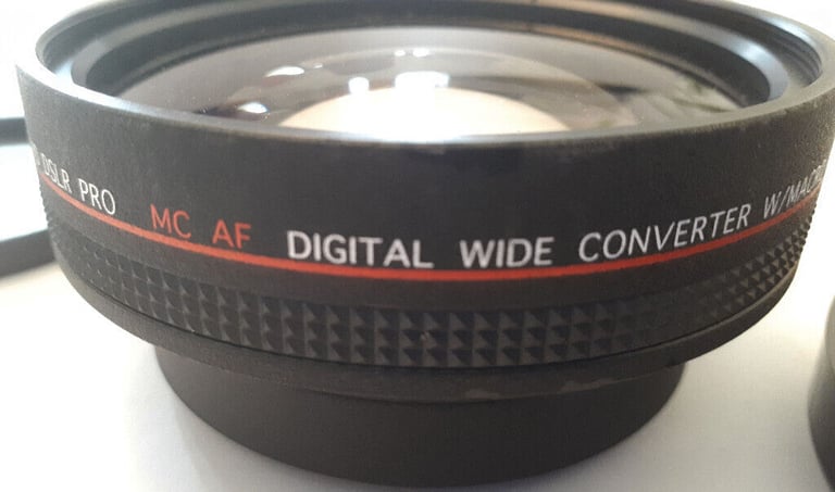 (e.g. Sony Z1e) Digital Wide angle W/Macro 0.65X Converter lens )YUKIMADE PGA-6572 HD DSLR PRO MC AF