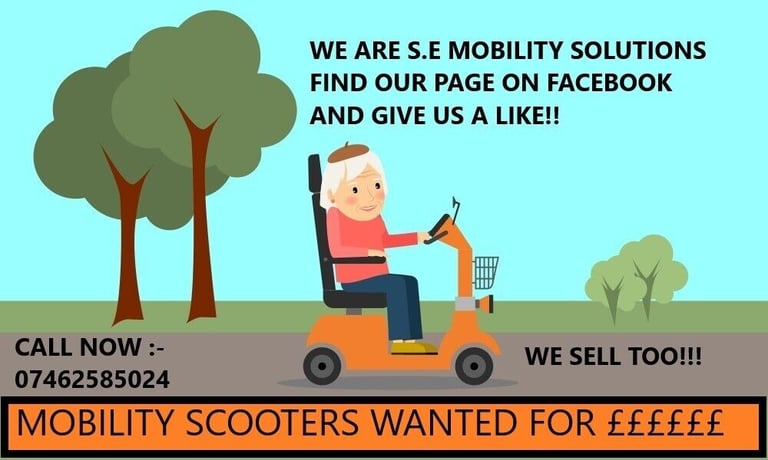 image for All Mobility Scooter 's and Electric Wheelchair 's WANTED