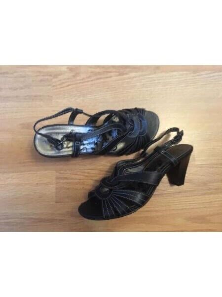 image for Black Strappy Shoes Size ( 3 )