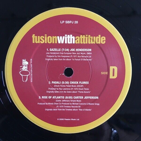 Various ‎– Fusion With Attitude 2006 2xLP Brand New Sealed £40