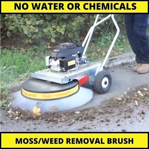 Block Paving Cleaning Machine for cleaning block paving and other