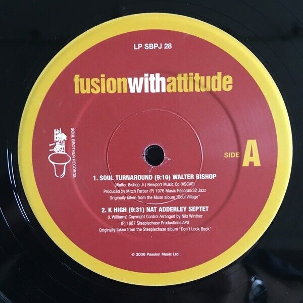 Various ‎– Fusion With Attitude 2006 2xLP Brand New Sealed £40