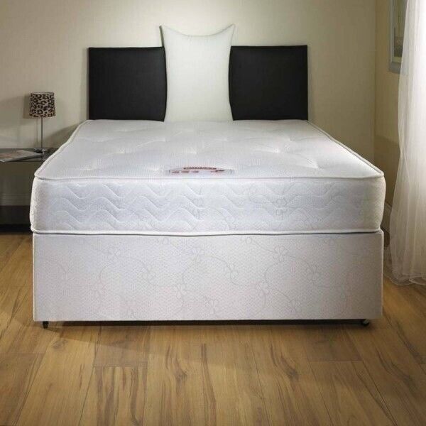 **100% GUARANTEED PRICE!**BRAND NEW-Double Divan Bed With Mattress Options-Small Double Bed