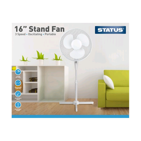 Status 16&quot; Pedestal Fan Brand New