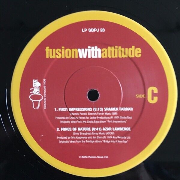Various ‎– Fusion With Attitude 2006 2xLP Brand New Sealed £40