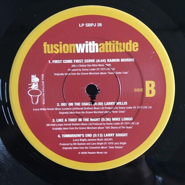 Various ‎– Fusion With Attitude 2006 2xLP Brand New Sealed £40