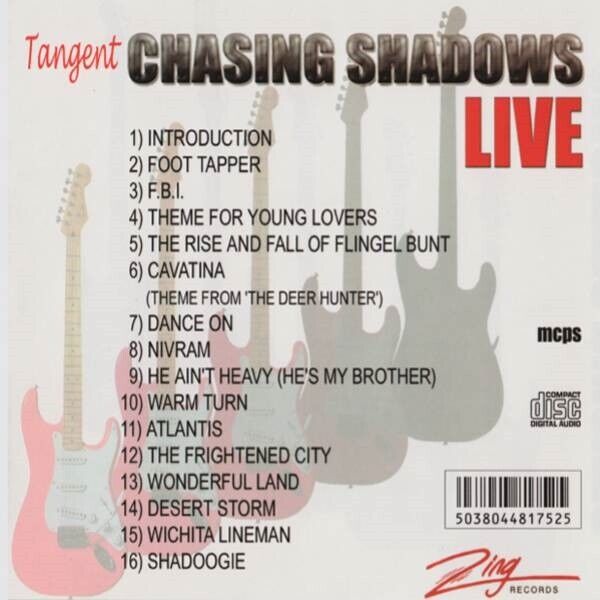 TANGENT CHASING SHADOWS CD WITH SHADOWS ALAN JONES BULK SALE NEW X150 & FREE UK DELIVERY.
