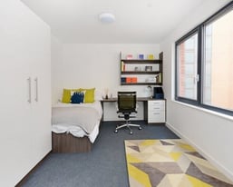 STUDENT ROOMS TO RENT IN SHEFFIELD. STUDIO APARTMENTS WITH DOUBLE BED, PRIVATE ROOM AND STUDY SPACE