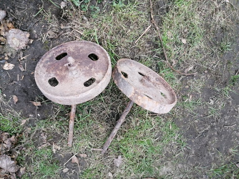 Pair of Vintage wheels  and stubs