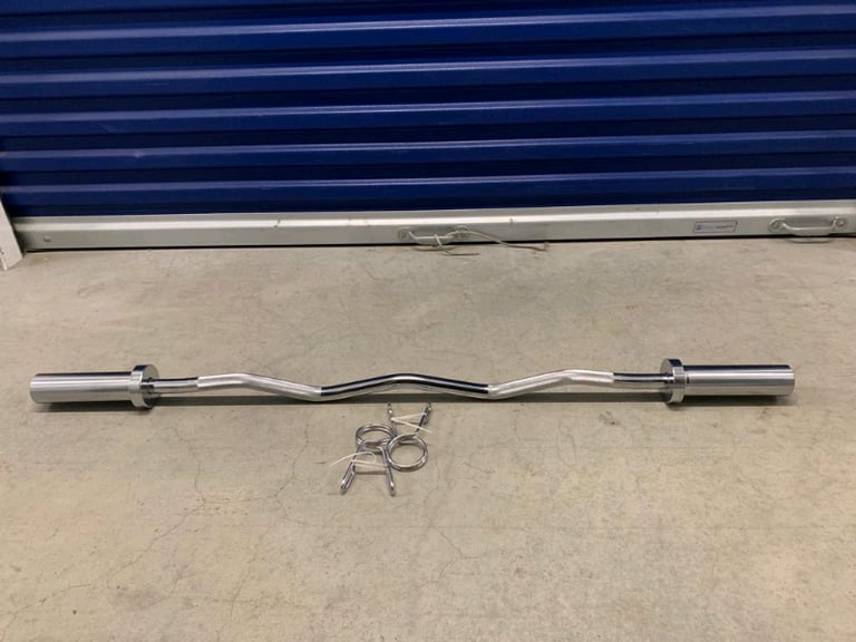 image for 4ft Ez Curl Olympic Barbell Brand New 