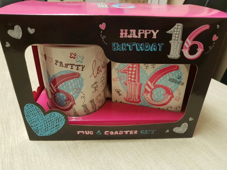 image for 16th birthday gift mug 