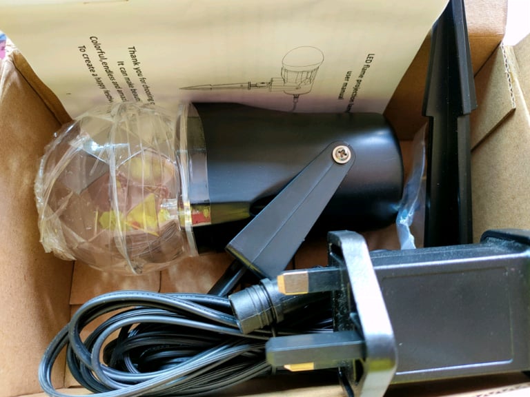 Led flam projection lamp