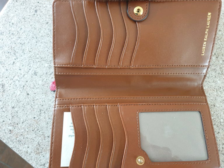 2 Brand new designer 2 ralph lauren leather purses