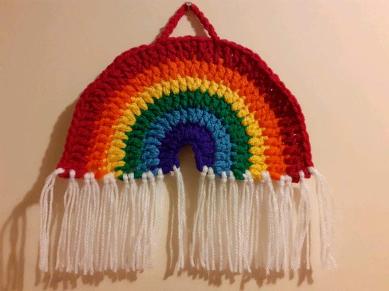 Crochet rainbows 2 for £5