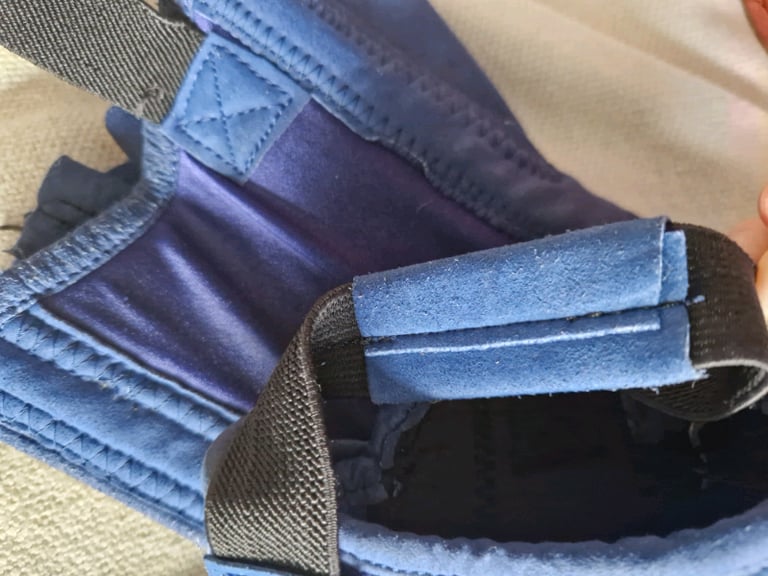 Shires Blue Half Chaps