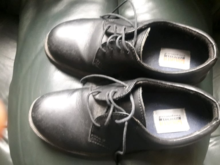 Men's Goliath steel toe boots size 7, black good condition 