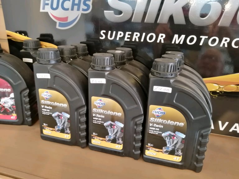 Fuchs Silkolene motorcycly oils. 