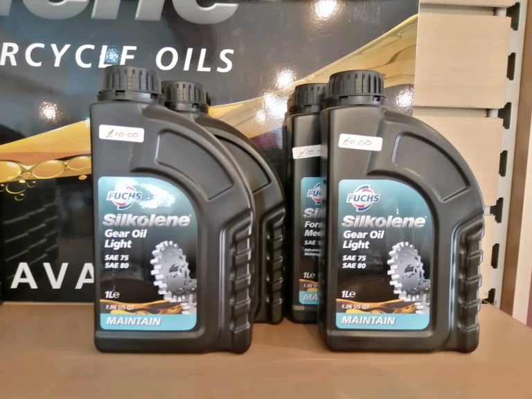 Fuchs Silkolene motorcycly oils. 