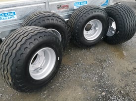 400 60 15.5 agri trailer wheels silage tractor trailer