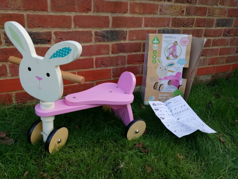 image for Wooden Bunny Trike in VGC with box. 