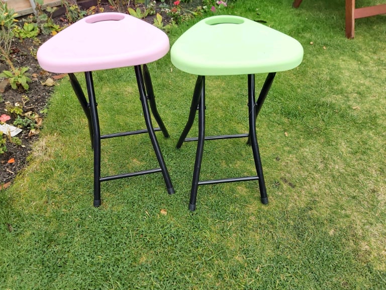 image for 2x stool Foldable 20 inches height 