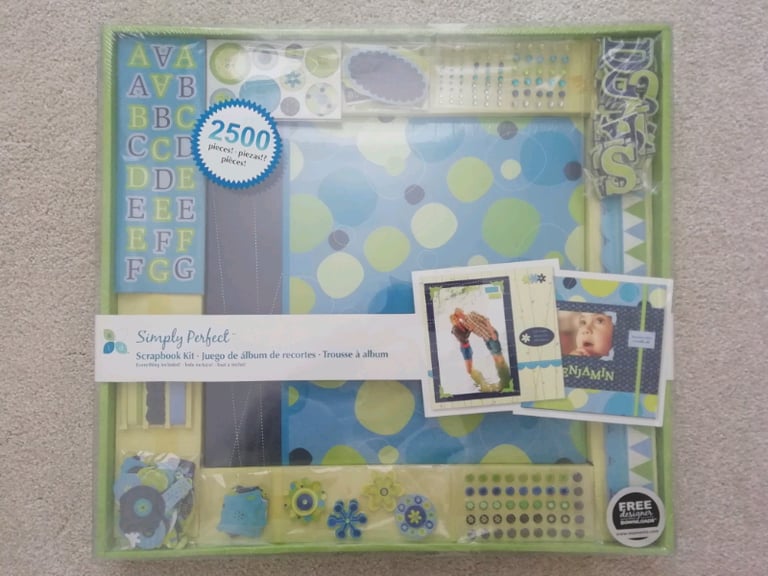 image for Complete scrapbook making kit - 2500 pieces - art and crafts