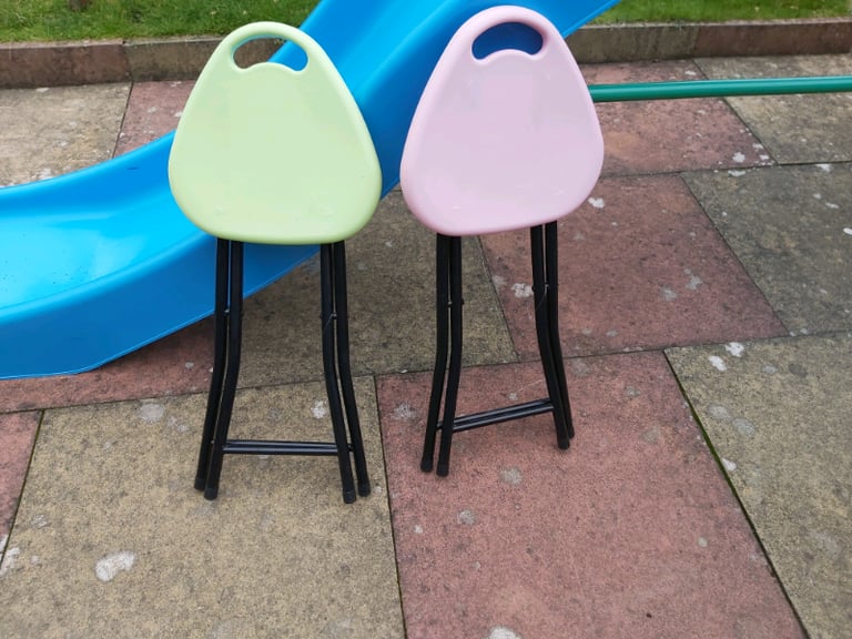 2x stool Foldable 20 inches height 