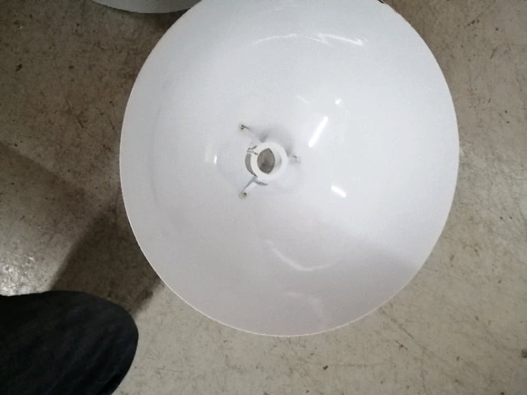 Metal retro lampshade x2