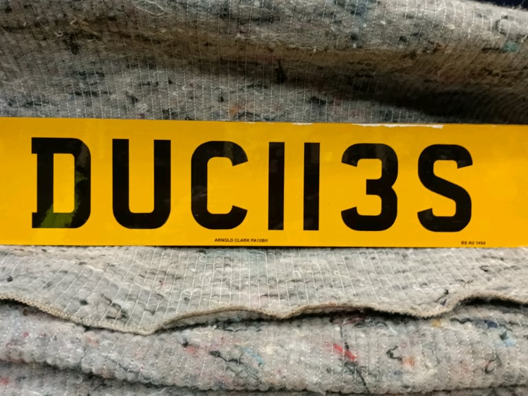 Private Number Plate DUCHESS