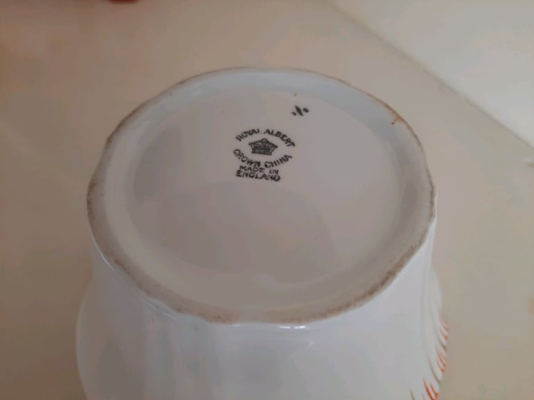 Royal Albert milk jug and sugar bowl
