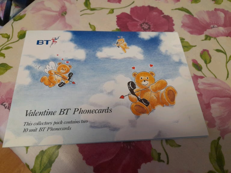 image for BT Valentine Phonecards 