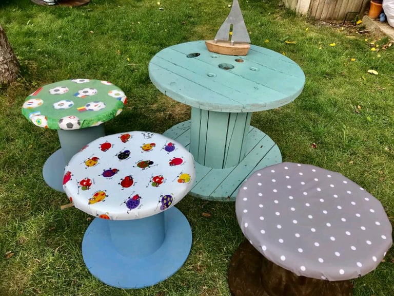 image for Cable reel tables and stools