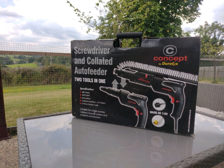 Brand New - Concept Screwdriver and Collated Autofeed 240v or 110v