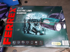 Ferrex electric lawn scarifier
