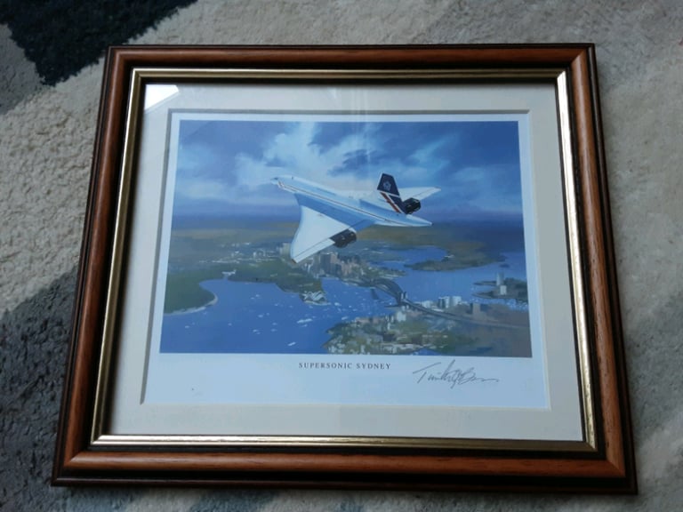 4 x Tim O'Brien Concorde Framed Prints