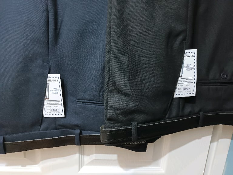  2 pairs of Staypress trousers 38 w 27 L