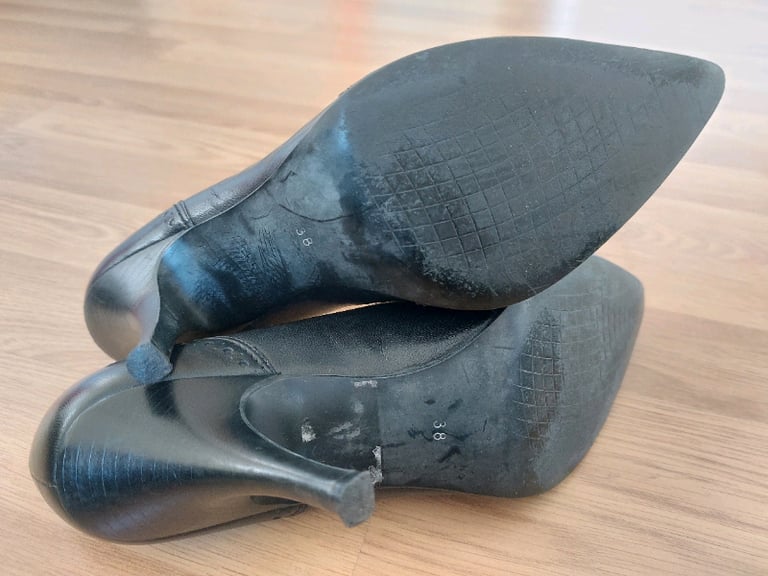 Jones Bootmaker Black Heels UK5