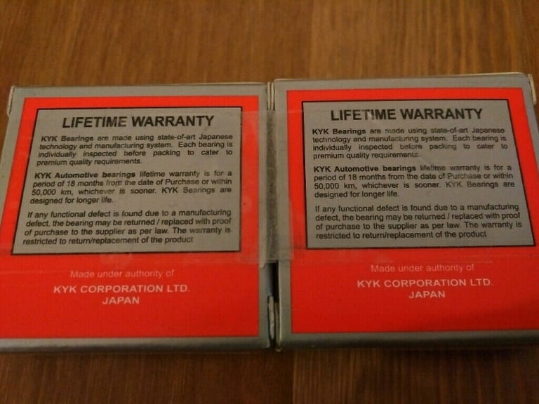 KYK Sealed 6800 - 6804 Series - Thin Section Bearings Quality - Japan 