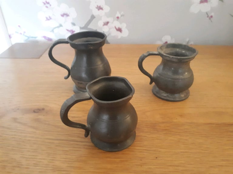 image for Antique miniature tankards 1/5 gill   