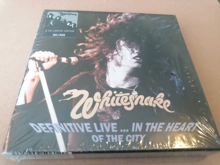 image for Whitesnake definitive live 4 cd boxset sealed 